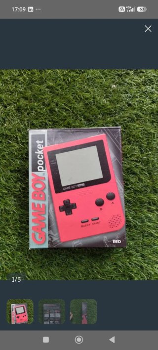 Nintendo Game Boy Pocket Roja. Con caja original