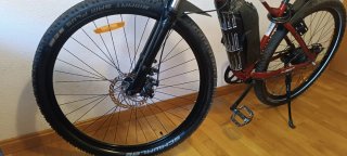 Bicicleta Eléctrica Roja