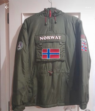 Abrigo acolchado Norway verde