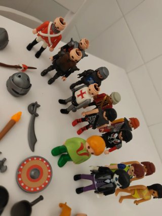 Playmobil Varios Caballeros y Accesorios