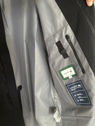 K-Way Lacoste Nero Uomo