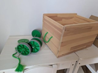 Caja Almacenaje Flisat Ikea Madera Ruedas