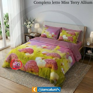 Completo Lenzuola Cotone 100% matrimoniale