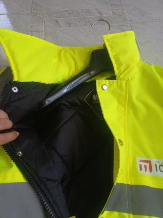 Giubbino da lavoro Workteam giallo alta visibilità