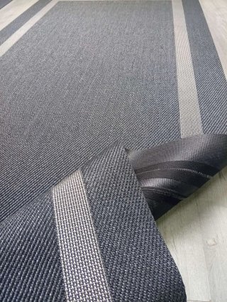 Alfombras de diseño plata y negro