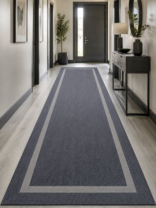 Alfombras de diseño plata y negro