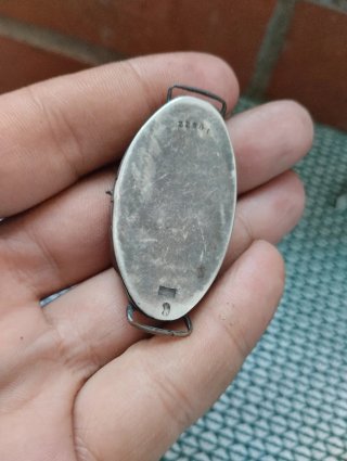Reloj de cuerda de plata antiguo