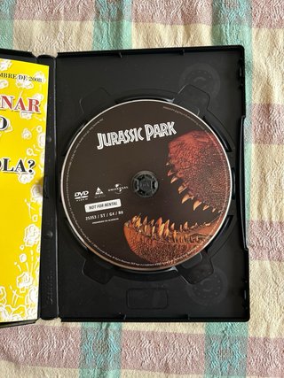 Lote DVD Jurassic Park y Jurassic Park III +Regalo
