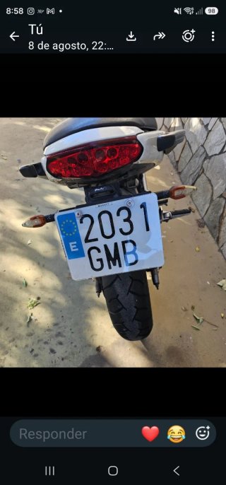 Kawasaki ER-6n Blanca