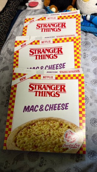 Caja vacía Pizza Stranger Things Mac & Cheese
