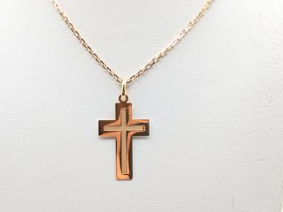 Cadena y Cruz Oro 9K