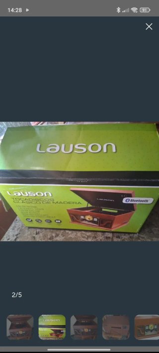 Tocadiscos Lauson CL606 Marrón