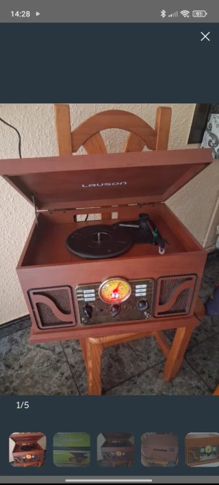 Tocadiscos Lauson CL606 Marrón