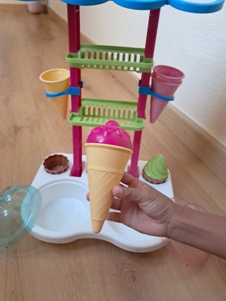 Puesto de helados de juguete