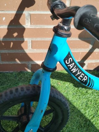 Bicicleta de equilibrio Sawyer azul