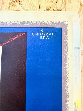Manifesto Campari Soda 1950 Vintage Pubblicitario