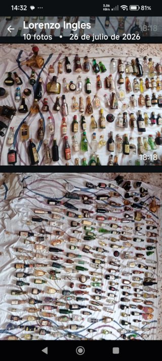 Colección Botellas Miniatura