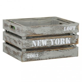 Set 3 Cassette Portaoggetti in Legno Decorative
