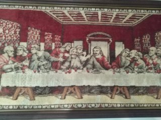 Quadro tapeçaria A Última seia