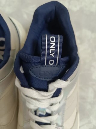 Zapatillas Mujer Plata/Blanco