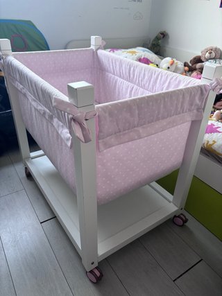 Bugaboo Silla Rosa + Mini Cuna Rosa