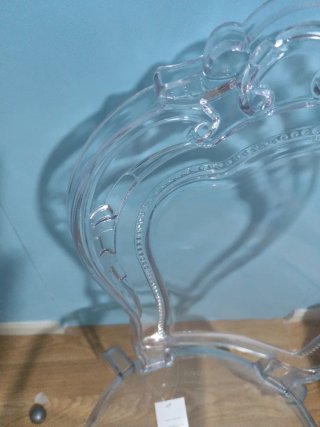 Silla transparente Luis XVI