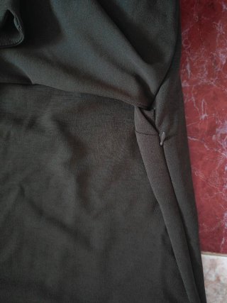 Vestido verde militar