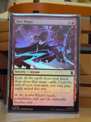 Carta Magic Hex Magic Foil Marvel