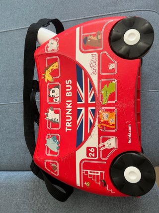 Maleta Infantil Trunki Roja Bus