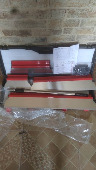Kit espátulas yeso, microcemento, mortero