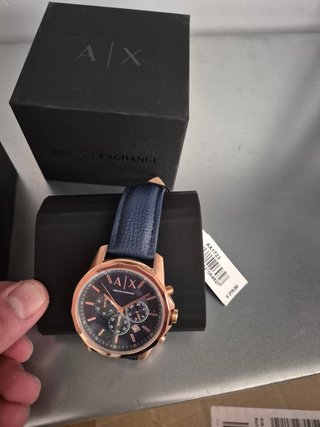 Reloj Armani Exchange Dorado y Azul