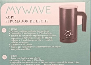 Espumador/Calentador de leche MYWAVE 500W