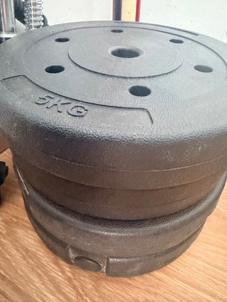 Kit de pesas para entrenar en casa