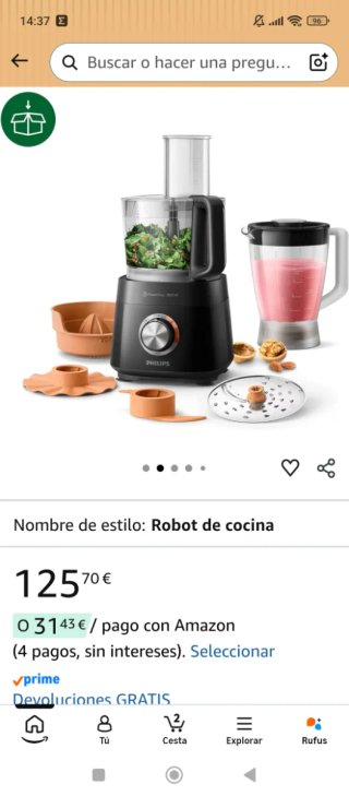 Robot de cocina Philips 5000 Series