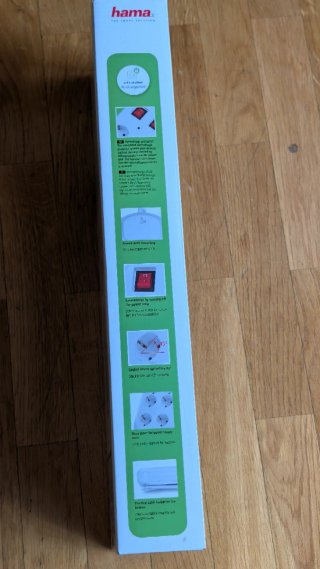 Regleta Hama 10 enchufes con protección