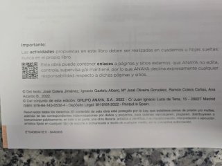 Matemáticas 3 ESO. Operación Mundo. Anaya.
