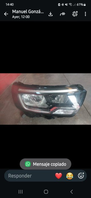Faro delantero derecho  Renault Kangoo 2023 Ref. 2