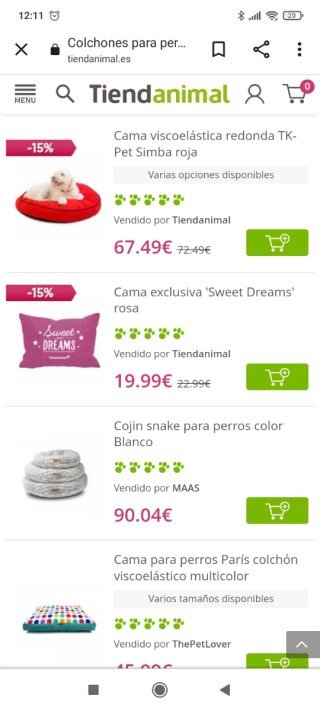 URGE!!Cama perro Nueva