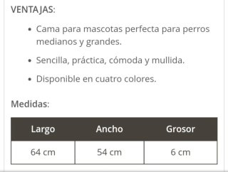 URGE!!Cama perro Nueva