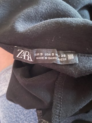 Abito lungo Zara nero