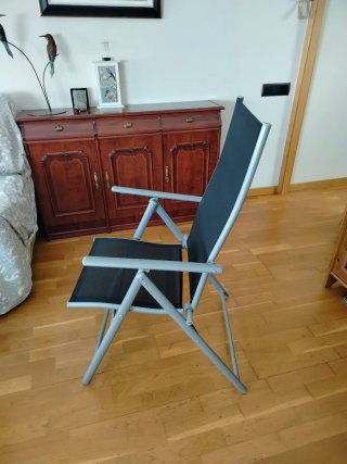 Silla de jardín plegable