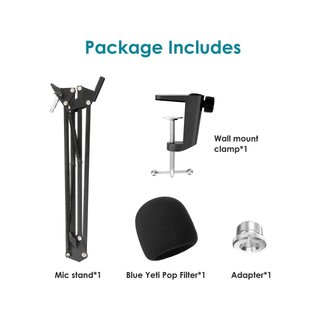 YOUSHARES soporte micrófono Blue Yeti espuma