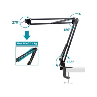 YOUSHARES soporte micrófono Blue Yeti espuma