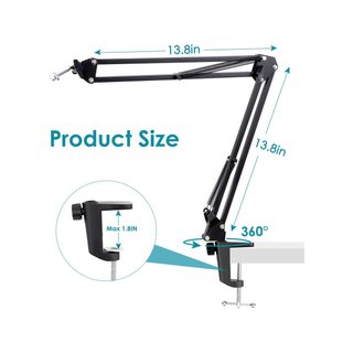 YOUSHARES soporte micrófono Blue Yeti espuma