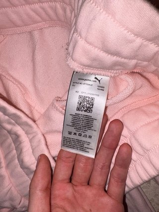 Pantalón chándal Puma rosa