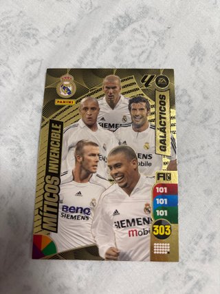 Cromo Real Madrid Galácticos Panini