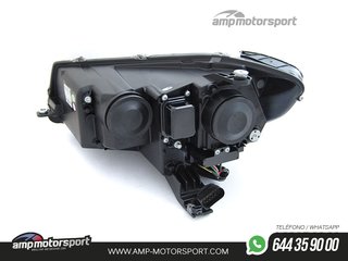 FAROS DELANTEROS FULL LED NEGROS PARA VW CADDY 2020-
