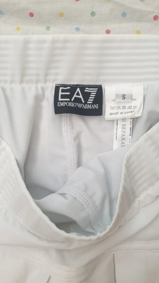 Gonna da tennis EA7 Emporio Armani bianca