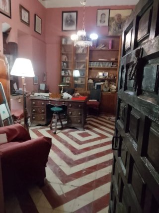Mesa escritorio antigua de madera edad napoleónica