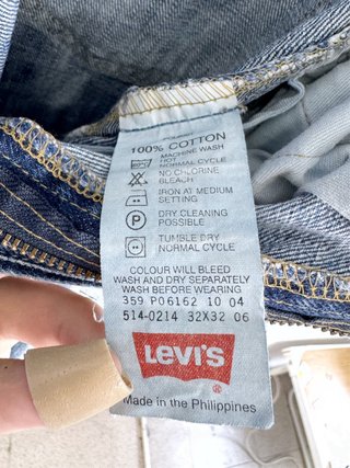 Vaqueros Levi's 514 Rectos Vintage 2000s Azul